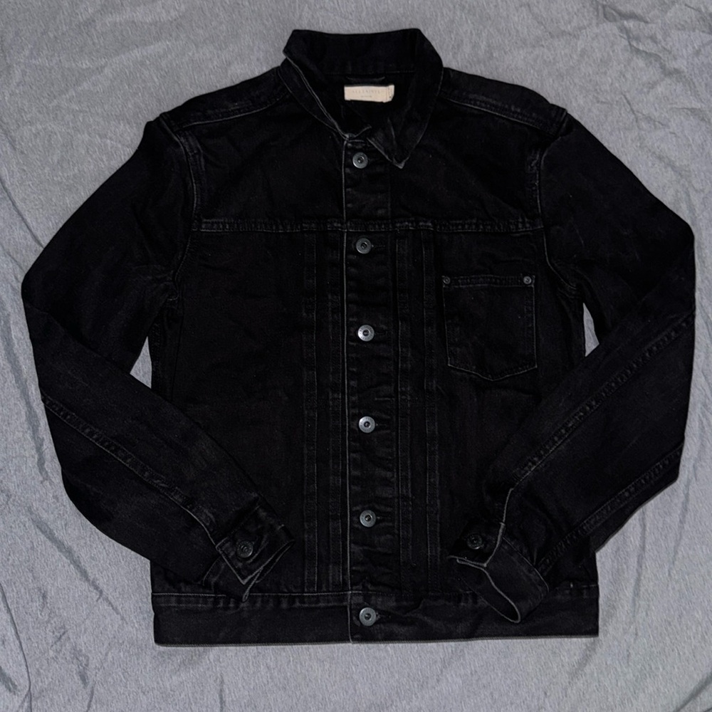 ALLSAINTS BELAMY DENIM JACKET black Medium